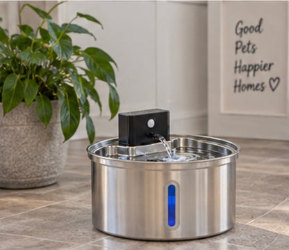 Carlow & Friends 2.2L Cordless Pet Water Fountain + FREE 3-Pack of Filters
